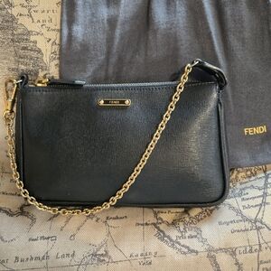 Fendi Mini in black leather